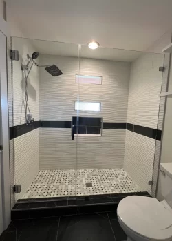 In-line Shower Door