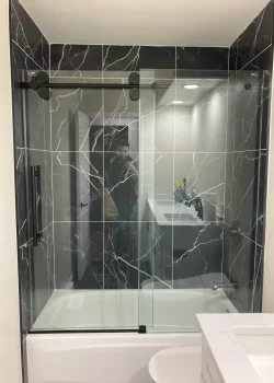 In-line Shower Door