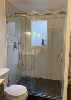 In-line Shower Door