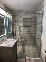 In-line Shower Door